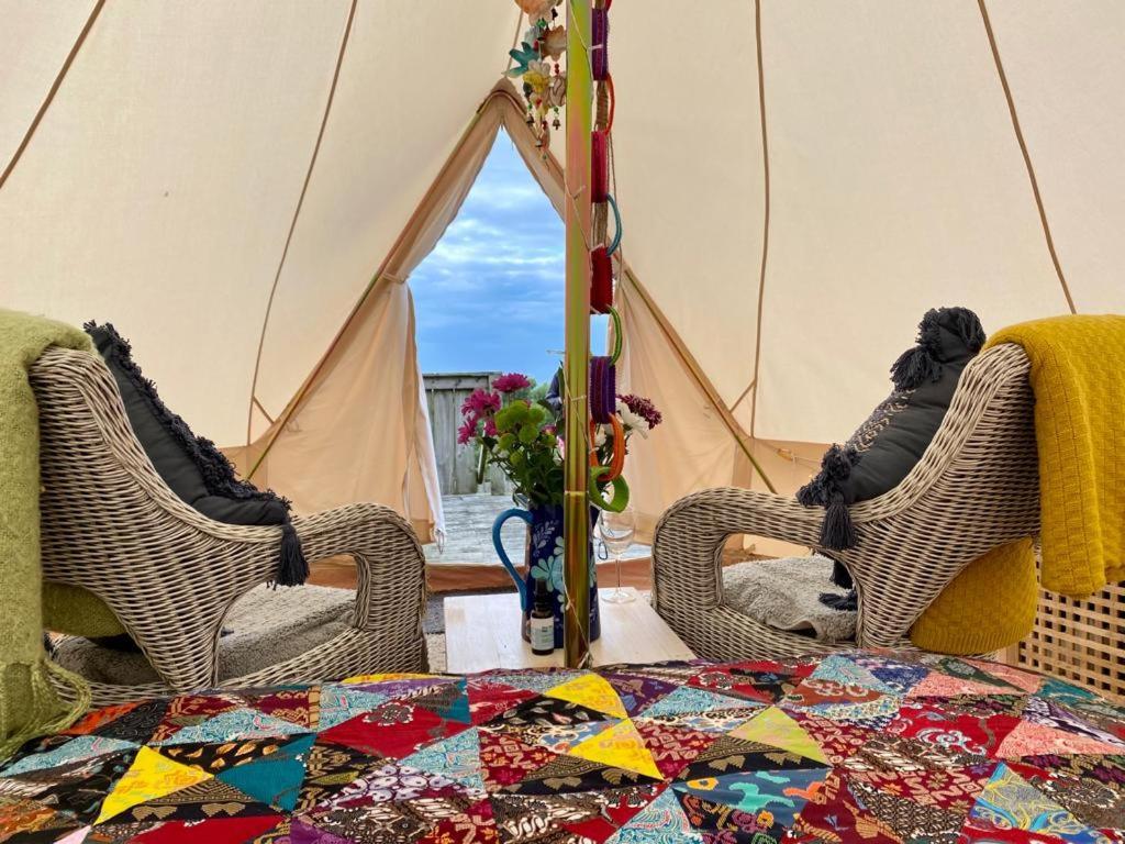 Coastal Stay Bell Tent Porthgain Екстериор снимка